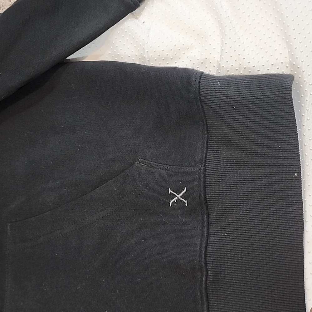 Men's Express Hoddie Pullover Black Jacket. L - Picture 8 of 11